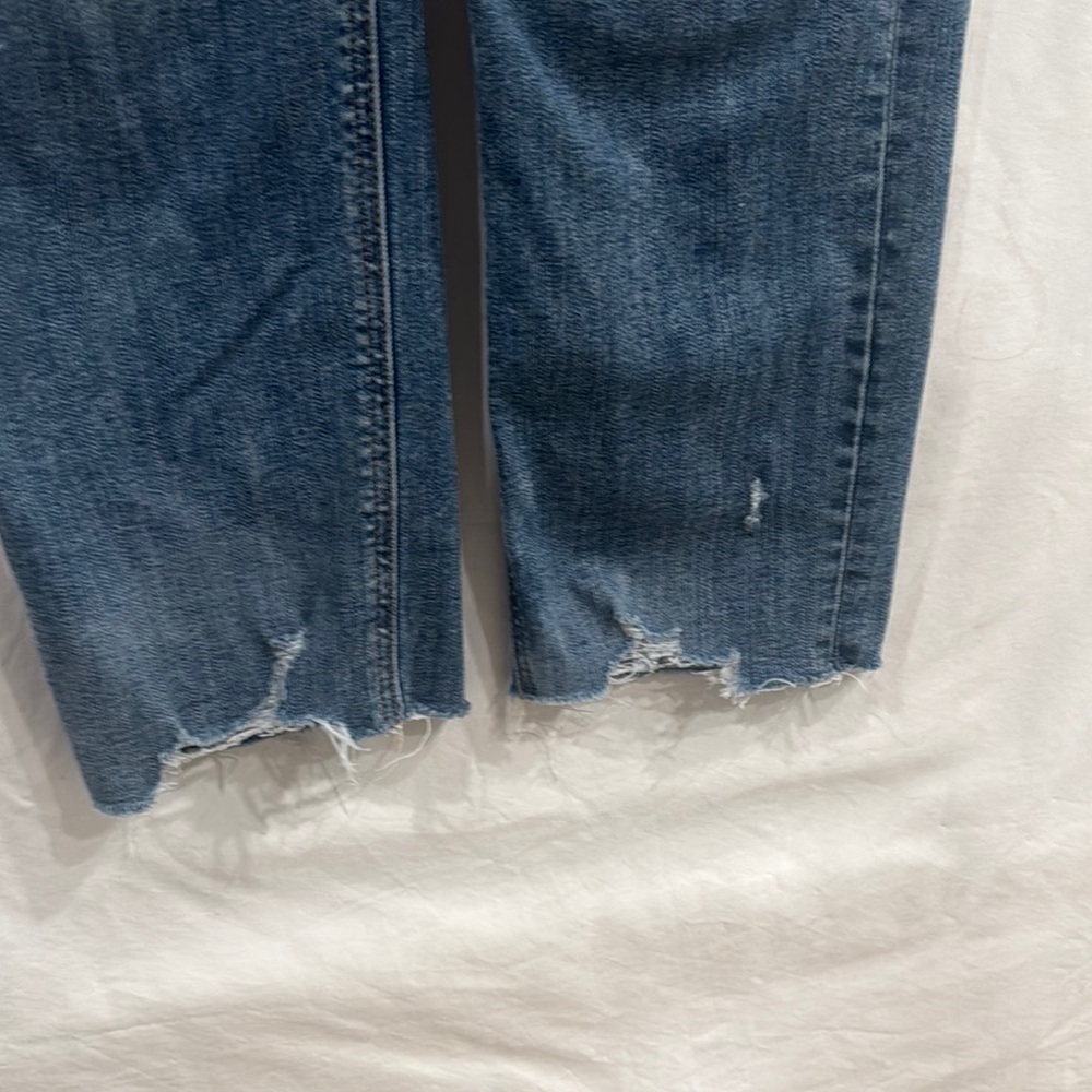 Maurice’s Distressed Straight Leg Jeans with Raw Hem - Picture 4 of 12